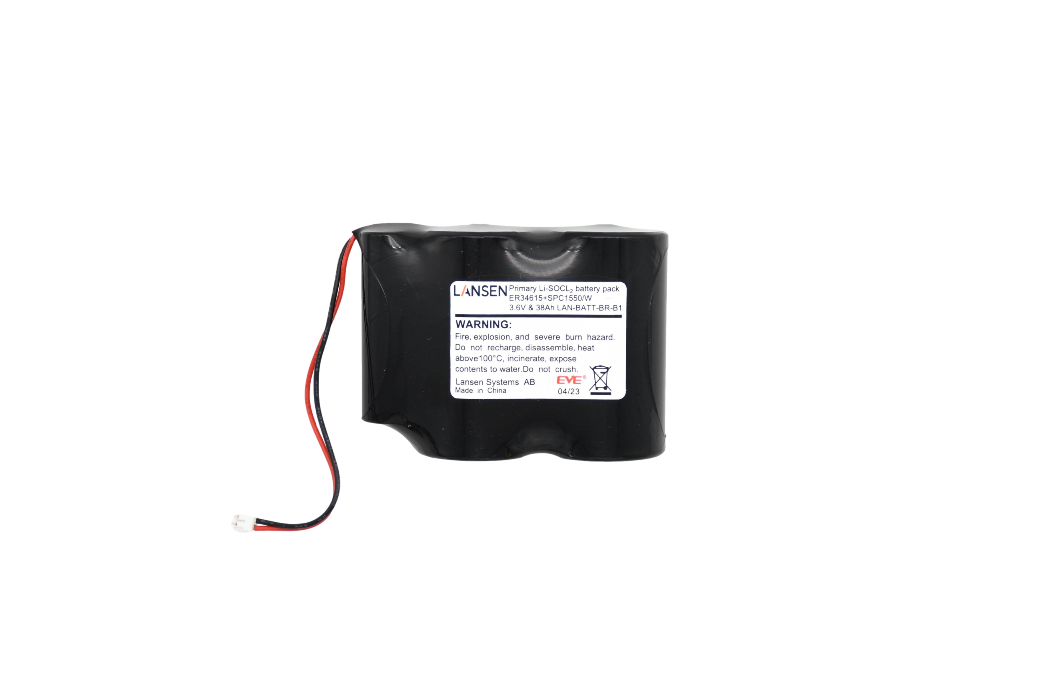 Battery for repeater (with supercap), 3.6V / 38Wh, black type